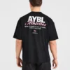 Athletics Script Oversized T Shirt