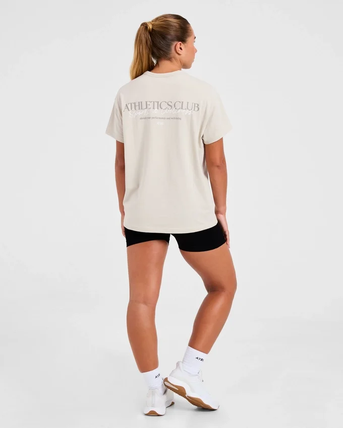 Athletics Club Oversized T Shirt