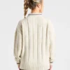 Athletics Oversized Knitted 1/4 Zip