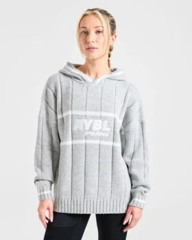 Athletics Oversized Knitted Hoodie