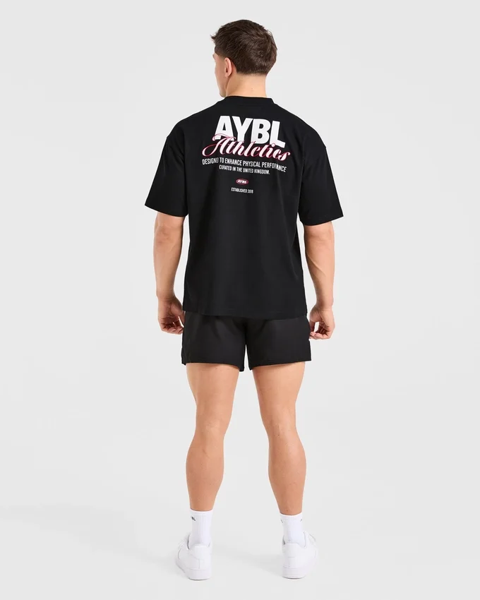 Athletics Script Oversized T Shirt