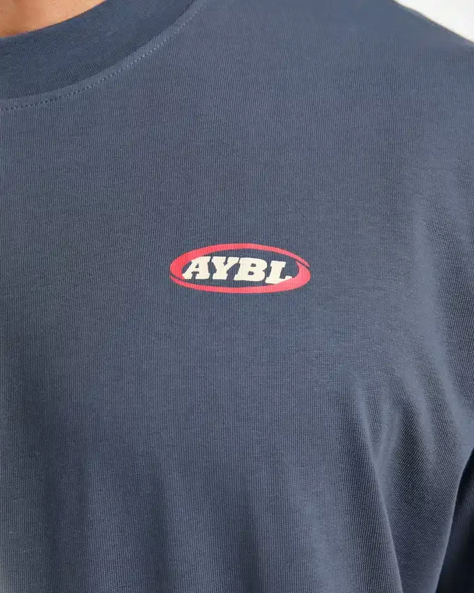 Athletics Script Oversized T Shirt