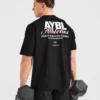 Athletics Script Oversized T Shirt