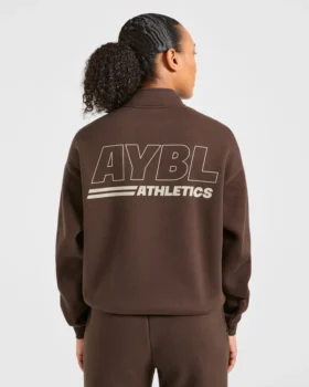 Athletics Track Oversized 1/4 Zip Pullover