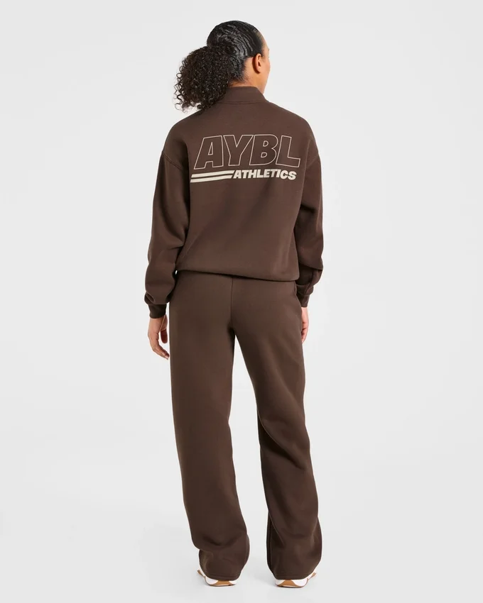 Athletics Track Oversized 1/4 Zip Pullover