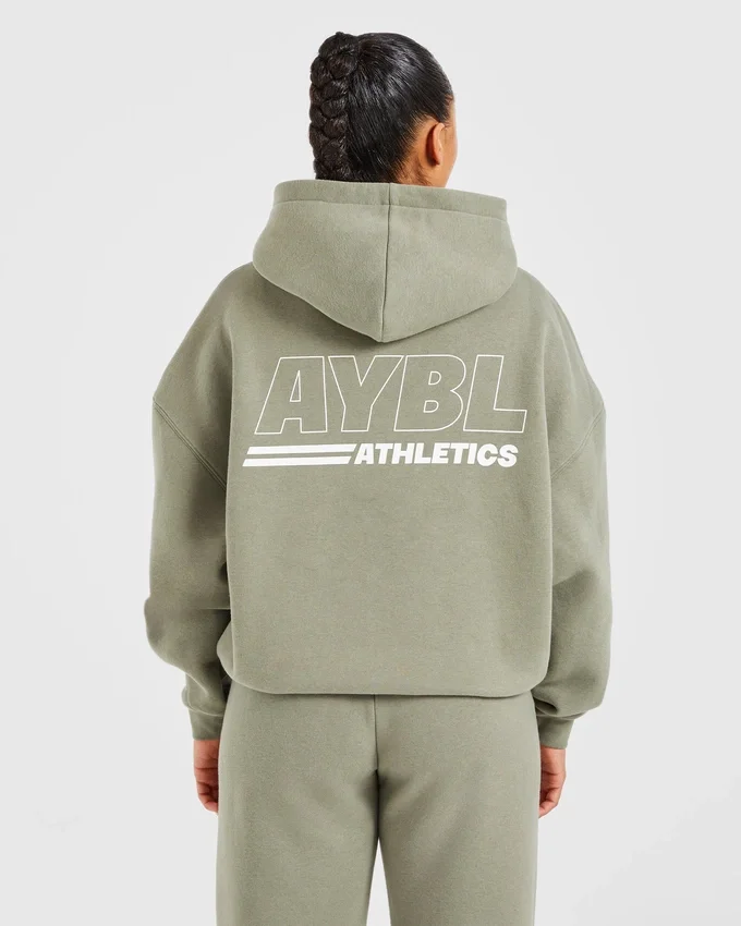 Athletics Track Oversized Hoodie