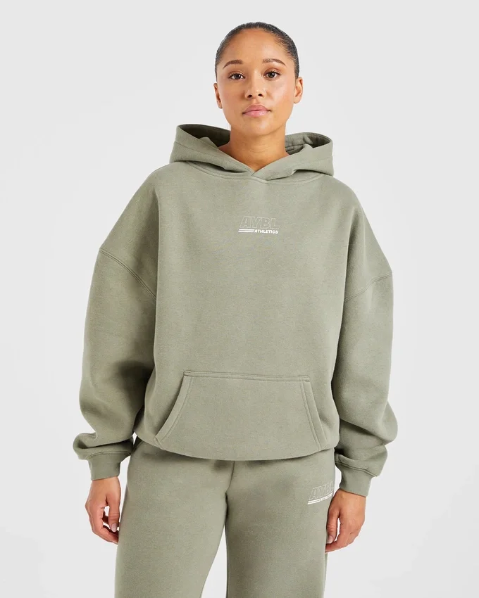 Athletics Track Oversized Hoodie