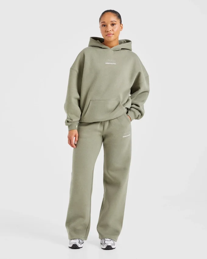 Athletics Track Oversized Hoodie