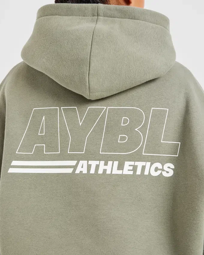 Athletics Track Oversized Hoodie