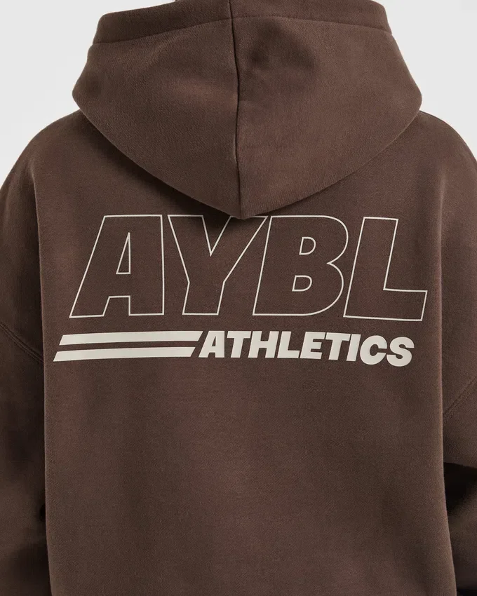 Athletics Track Oversized Hoodie