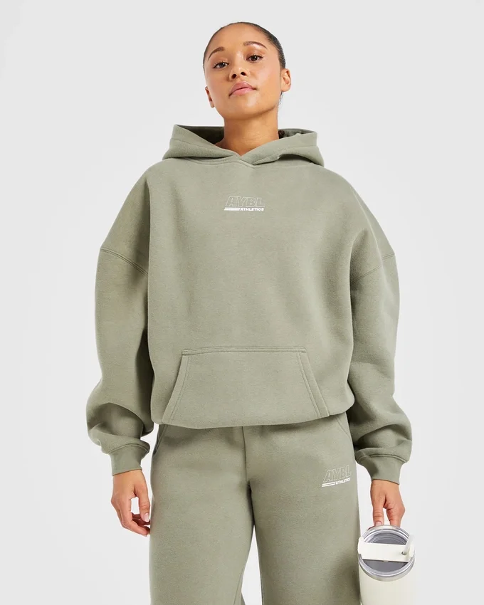 Athletics Track Oversized Hoodie