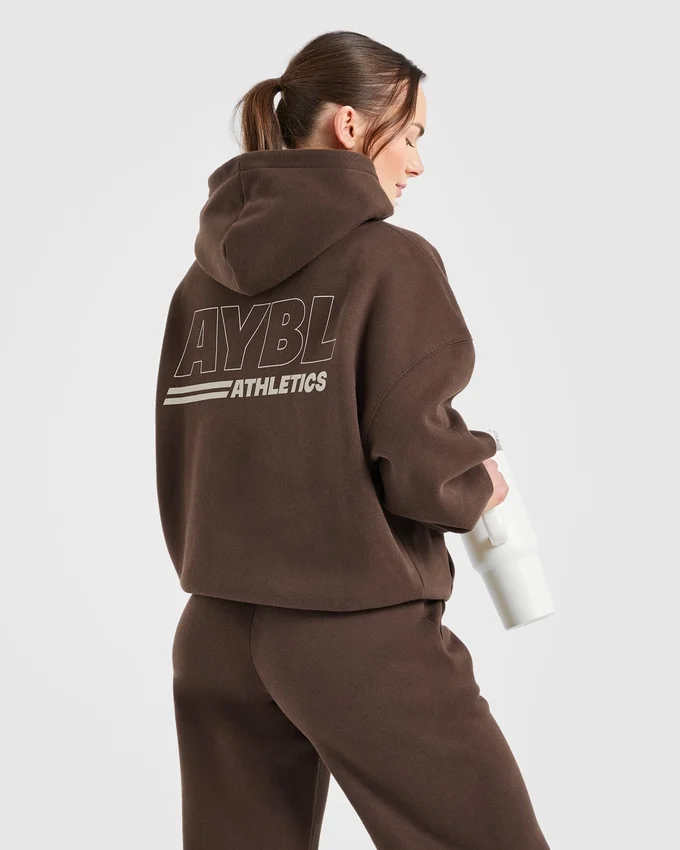 Athletics Track Oversized Hoodie