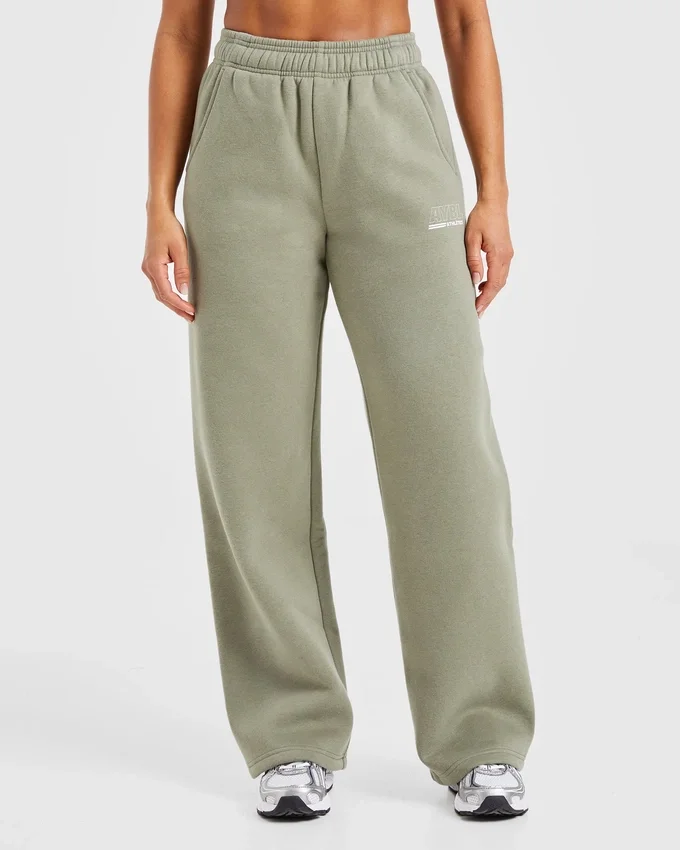 Athletics Track Oversized Straight Leg Joggers
