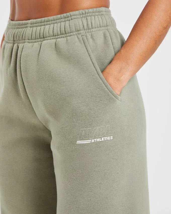 Athletics Track Oversized Straight Leg Joggers