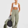 Athletics Track Oversized Straight Leg Joggers