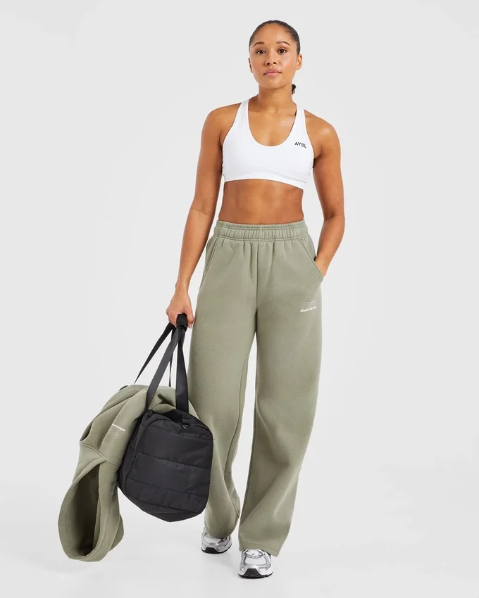 Athletics Track Oversized Straight Leg Joggers