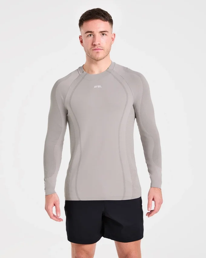 Attain Seamless Long Sleeve T Shirt