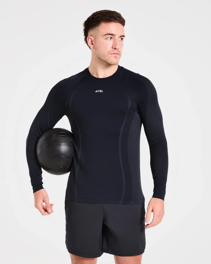 Attain Seamless Long Sleeve T Shirt