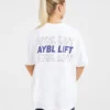 AYBL Lift Italic Oversized T Shirt