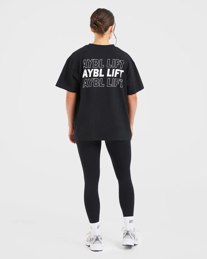 AYBL Lift Italic Oversized T Shirt