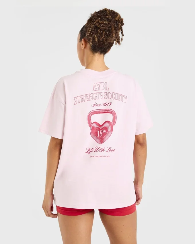 AYBL Lift Love Oversized T Shirt