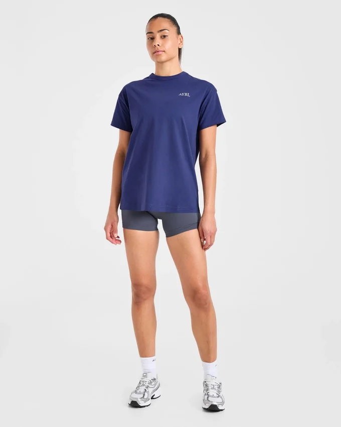 AYBL Sports Club Script Oversized T Shirt