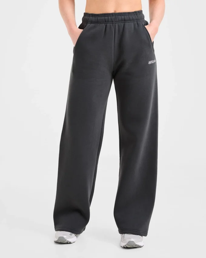 AYBL Sports Outline Oversized Straight Leg Joggers