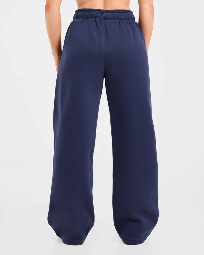 AYBL Sports Outline Oversized Straight Leg Joggers