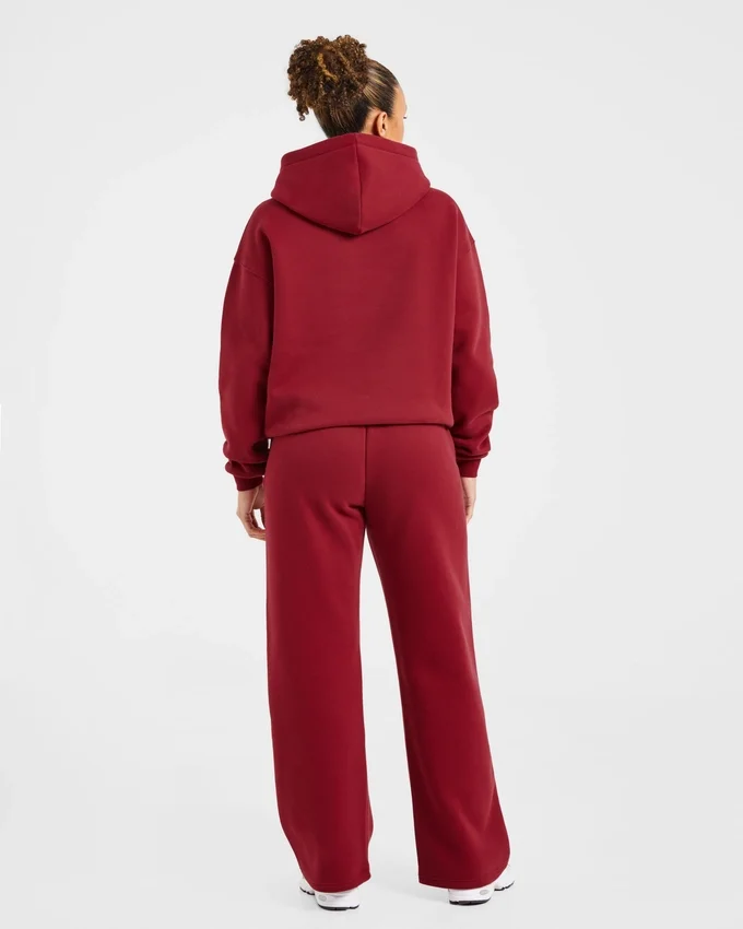 AYBL Sports Outline Oversized Straight Leg Joggers
