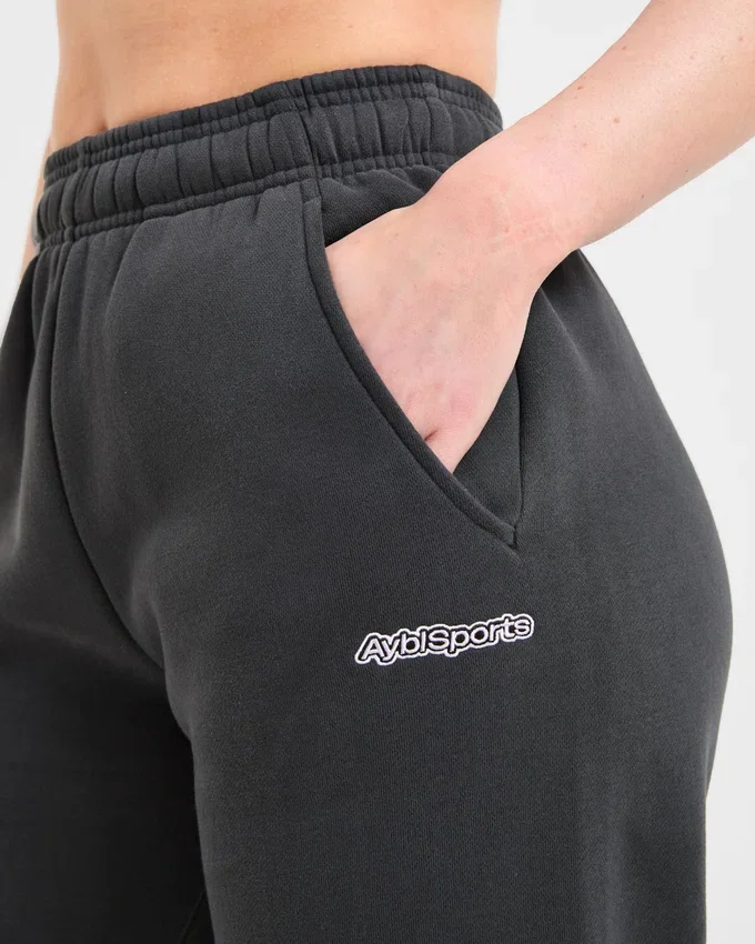 AYBL Sports Outline Oversized Straight Leg Joggers