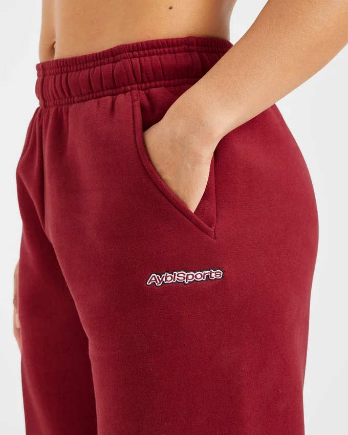 AYBL Sports Outline Oversized Straight Leg Joggers