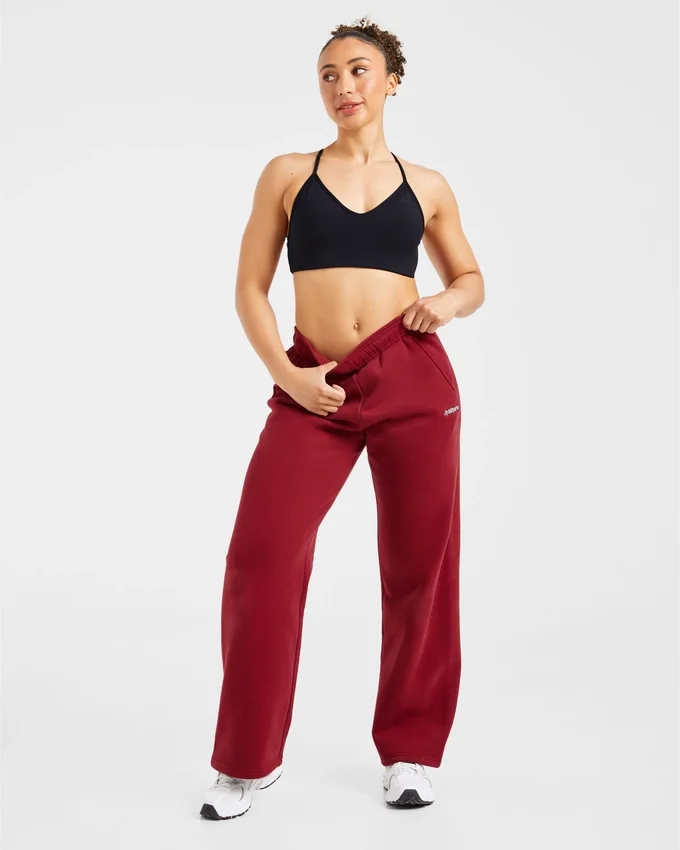 AYBL Sports Outline Oversized Straight Leg Joggers