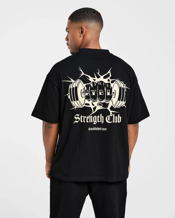 AYBL Strength Club Oversized T Shirt