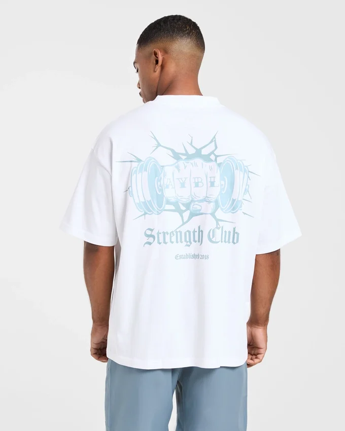 AYBL Strength Club Oversized T Shirt