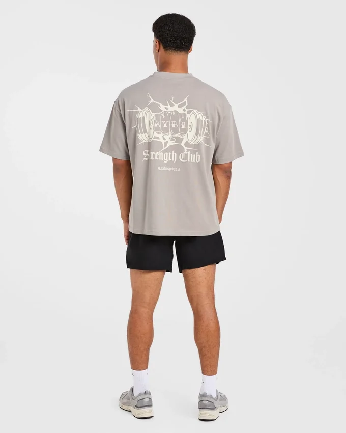 AYBL Strength Club Oversized T Shirt
