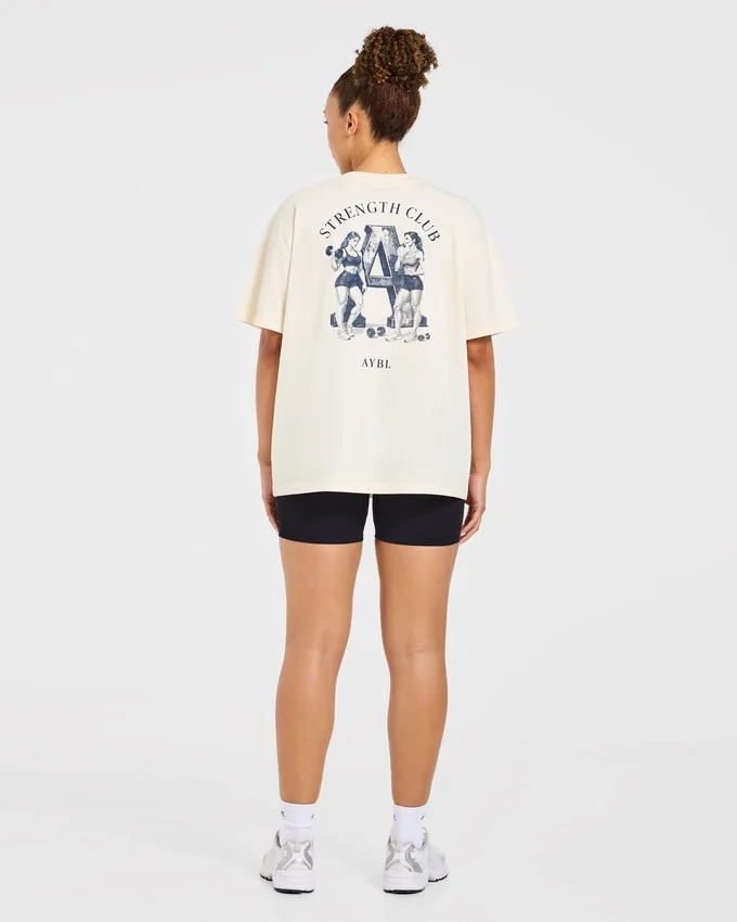 AYBL Strength Club Oversized T Shirt
