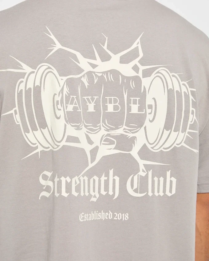 AYBL Strength Club Oversized T Shirt