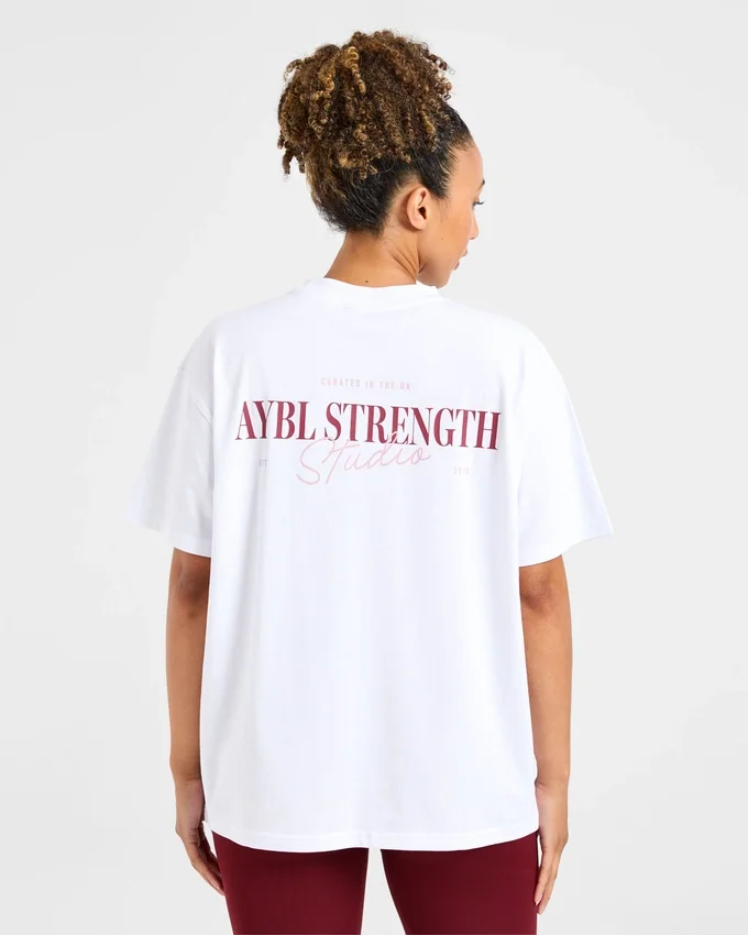 AYBL Strength Studio Oversized T Shirt