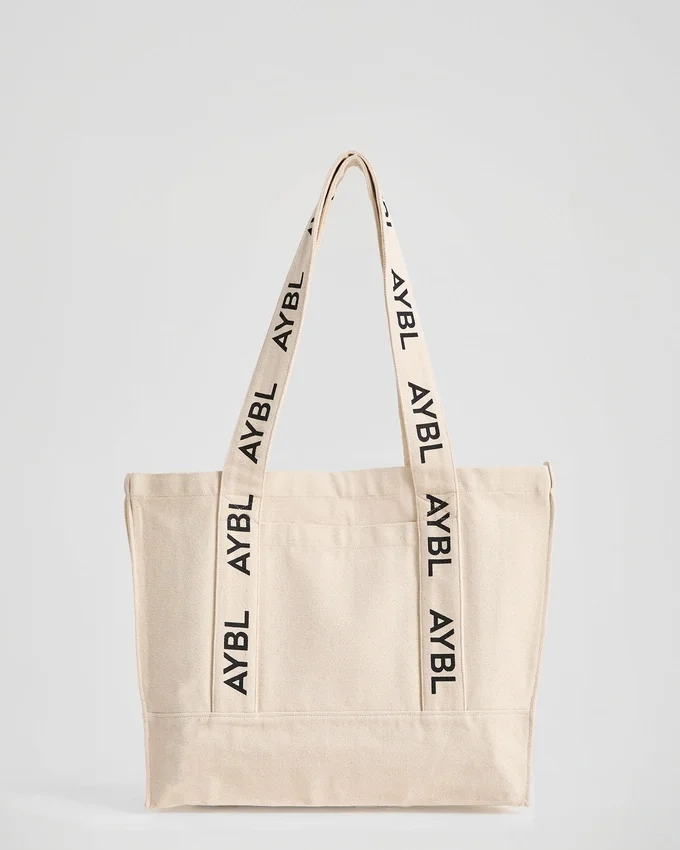 Branded Strap Tote Bag