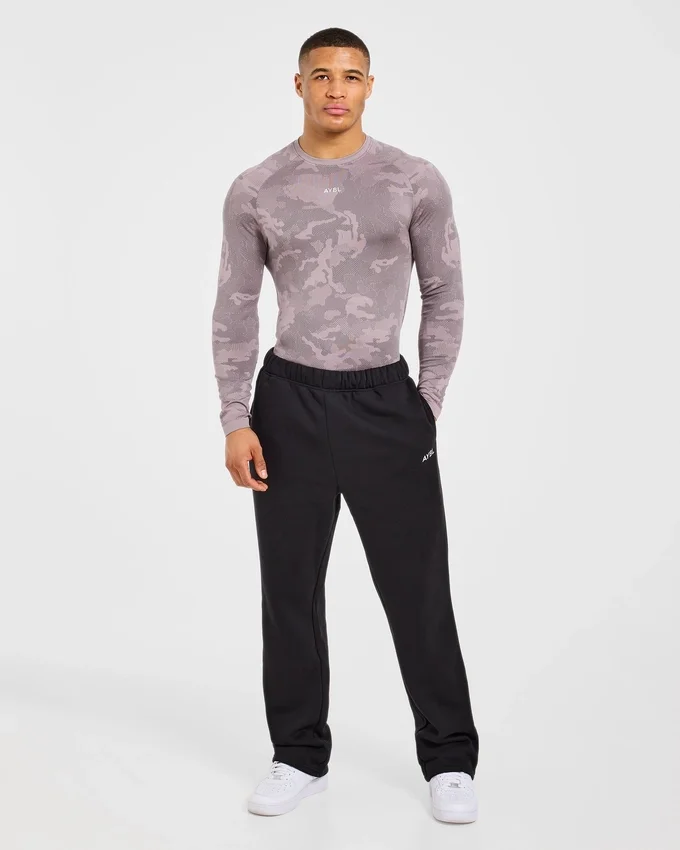 Camo Seamless Long Sleeve T Shirt