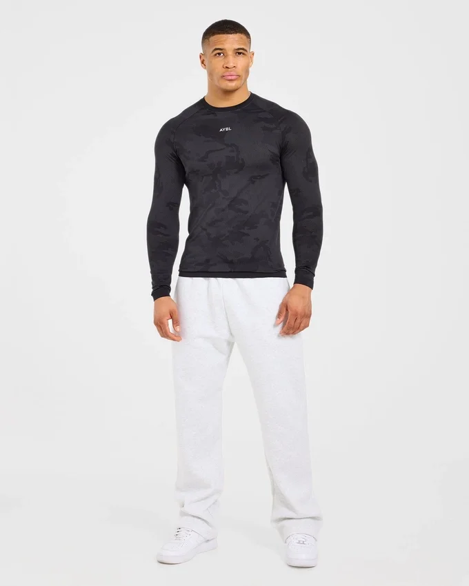 Camo Seamless Long Sleeve T Shirt