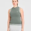 Classic Knitted High Neck Vest