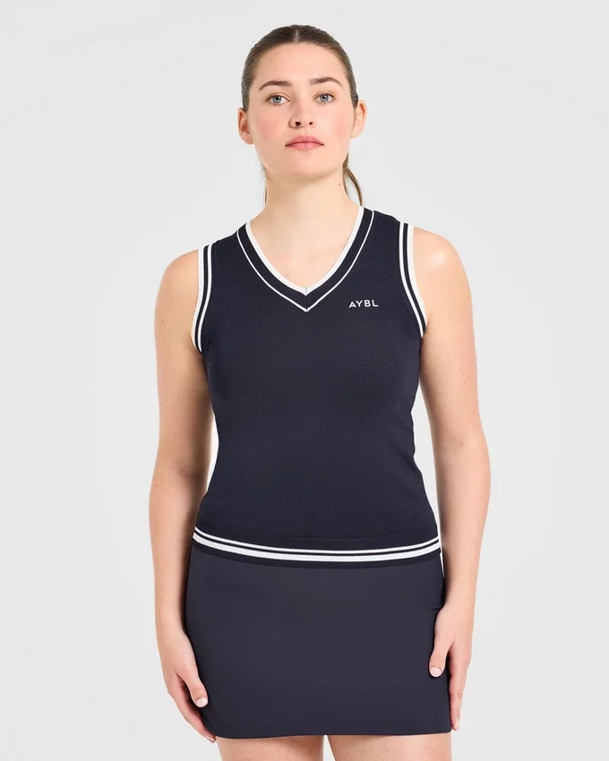 Classic Knitted V Neck Vest