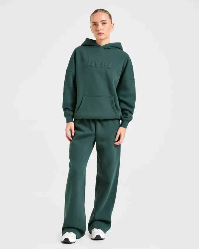 Classic Plush Oversized Straight Leg Joggers