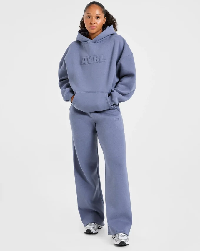 Classic Plush Oversized Straight Leg Joggers