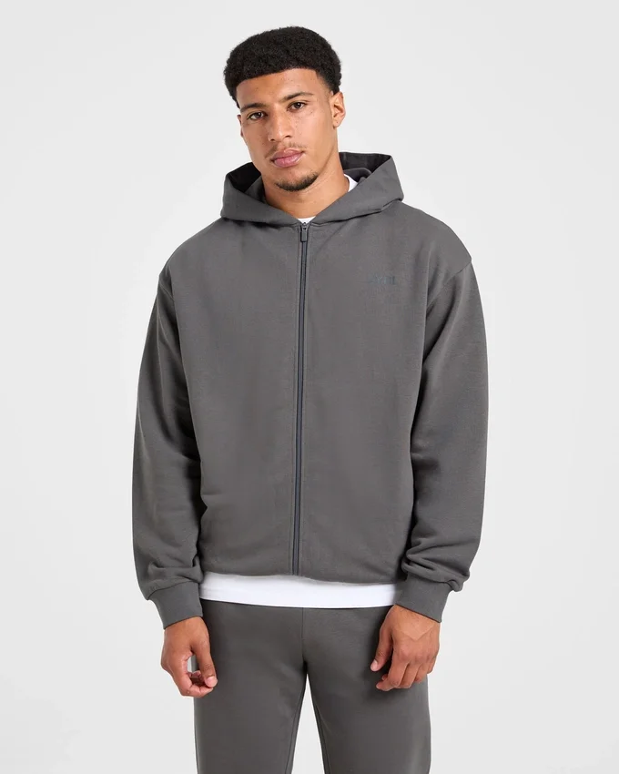 Craft Oversized Zip Up Hoodie