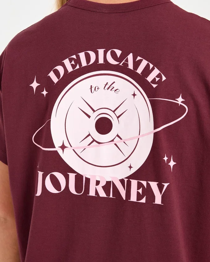 Dedicate To The Journey Oversized T Shirt