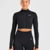 Empower Seamless Crop Zip Jacket