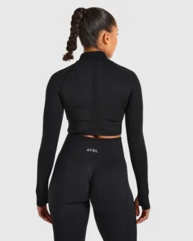 Empower Seamless Crop Zip Jacket
