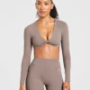 Engage Long Sleeve Crop Top